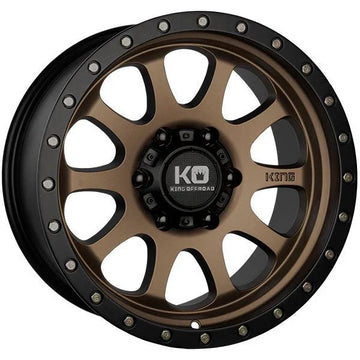 Kings Hurricane Wheel Dark Bronze Black Lip - Brixton 4x4 - Buy Online Now!